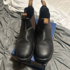 Men’s blundstone 172 steel toe boots stout brown